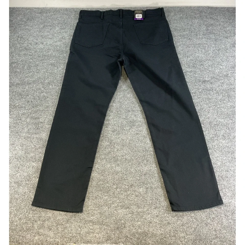 Banana Republic 5 Pocket Pants Men's 40x30 Black Stretch Casual New With Tags